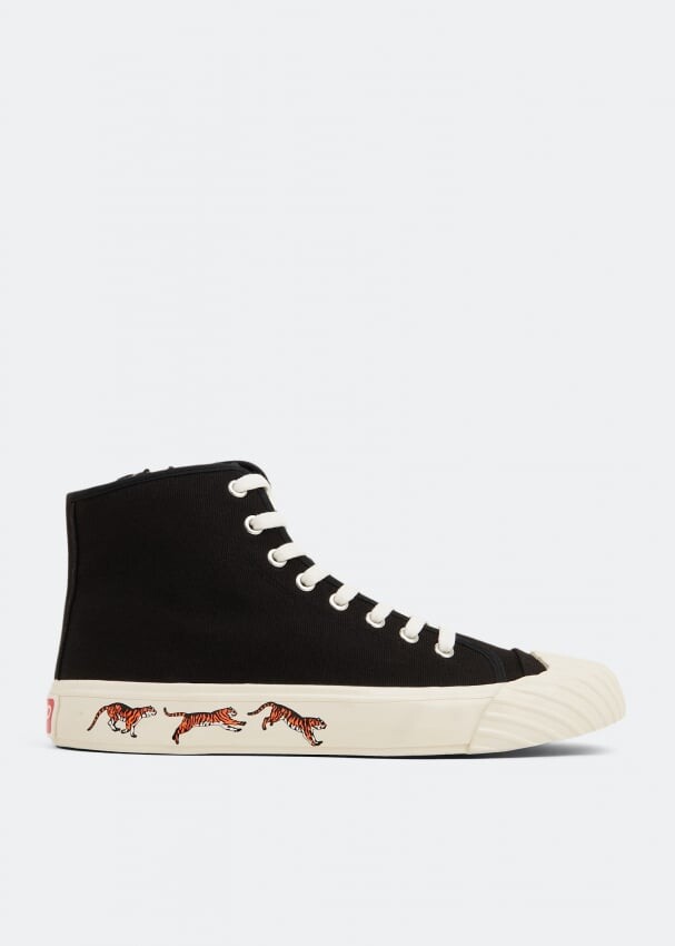 

Кроссовки KENZO Kenzoschool high-top sneakers, черный