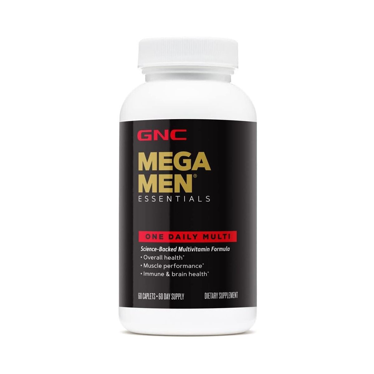 

Мультивитамины GNC Mega Men Essentials One Daily, 60 капсул