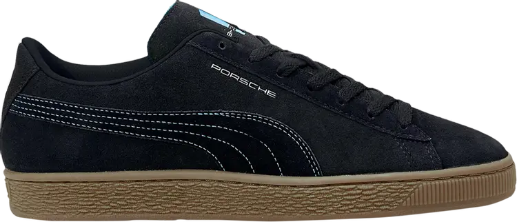 

Кроссовки Puma Porsche Legacy x Suede Black Gum, черный