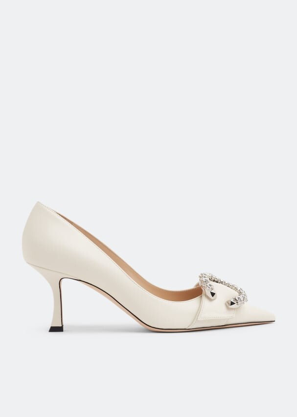 Туфли JIMMY CHOO Melva 70 pumps, белый