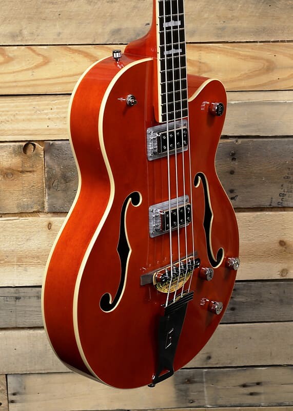 

Gretsch G5440LSB Electromatic Hollow Body 34" Long Scale Bass Orange