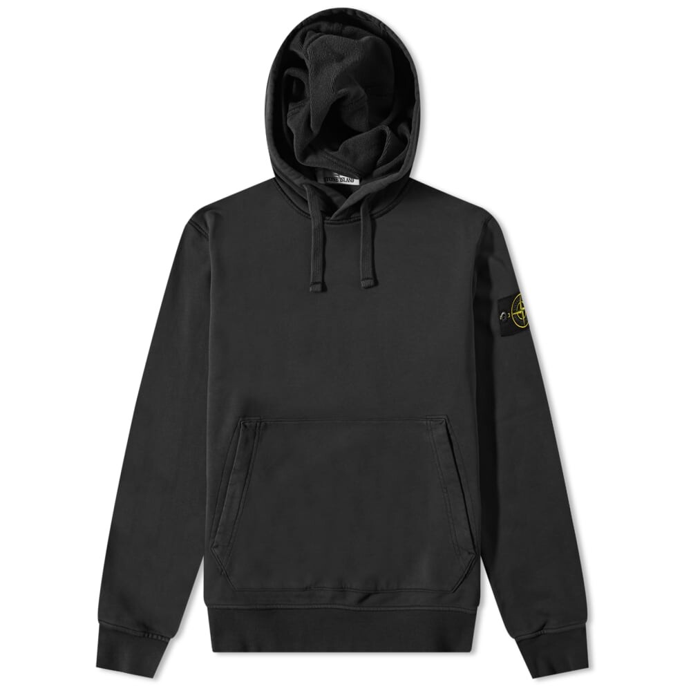 

Толстовка Stone Island Garment Dyed Popover Hoody, Черный