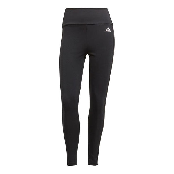 Леггинсы Adidas W 3s 78 Tig Casual Sports Tight Gym Pants/Trousers/Joggers Black, Черный sexy v neck tight trousers suit 2022 winter fashion casual women s printed long sleeved blouse foot pants two piece pants sets