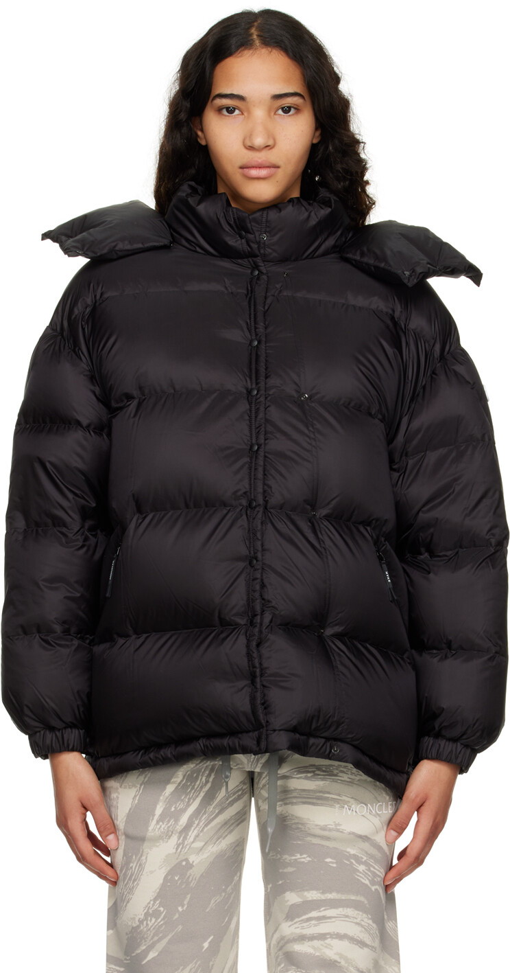 

4 Moncler Hyke Черный пуховик Galenstockis Moncler Genius