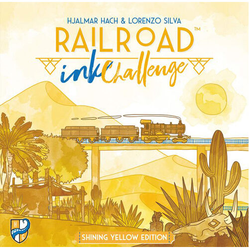 Настольная игра Railroad Ink Challenge- Shining Yellow Edition