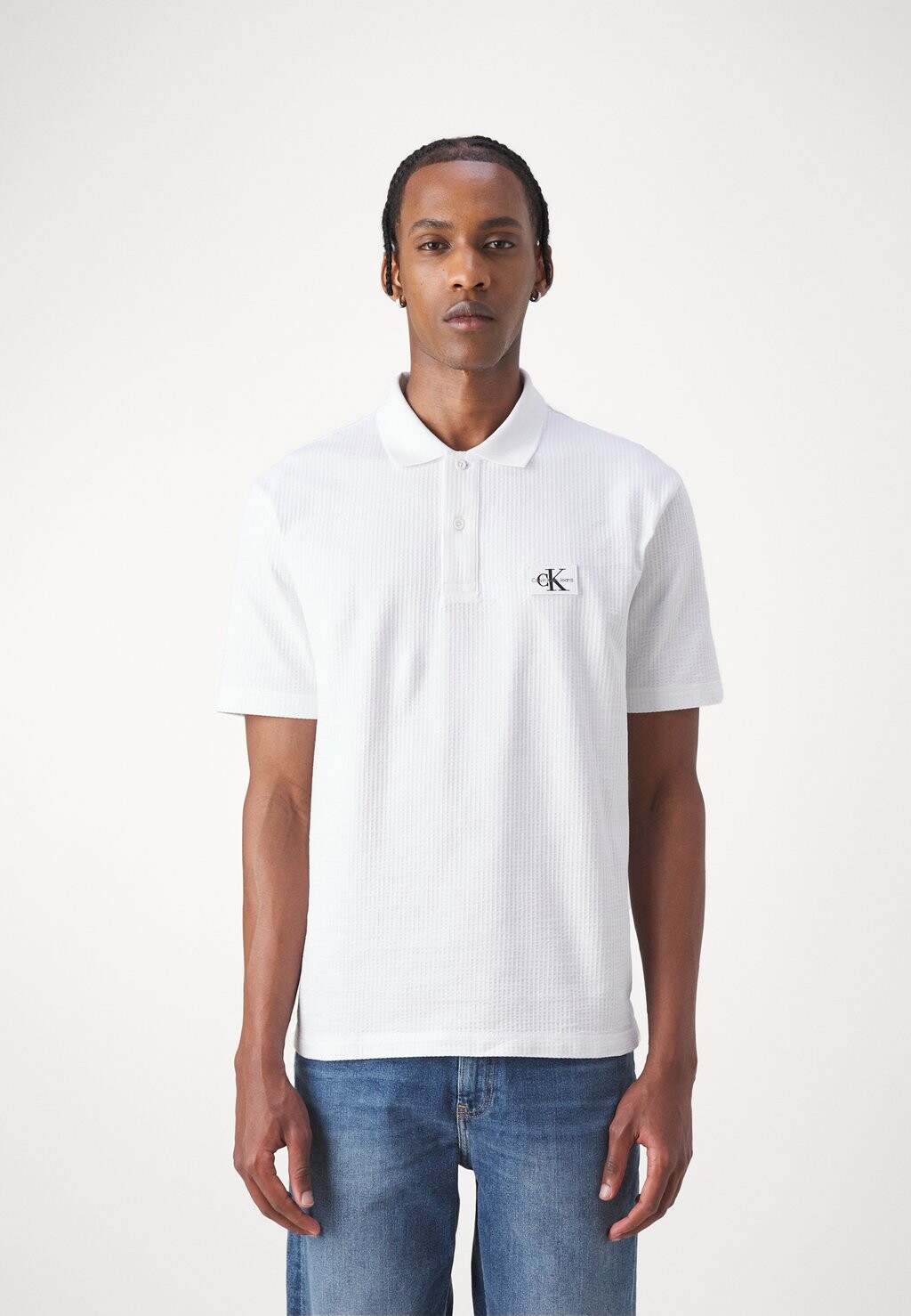

Рубашка поло Calvin Klein Jeans, белый