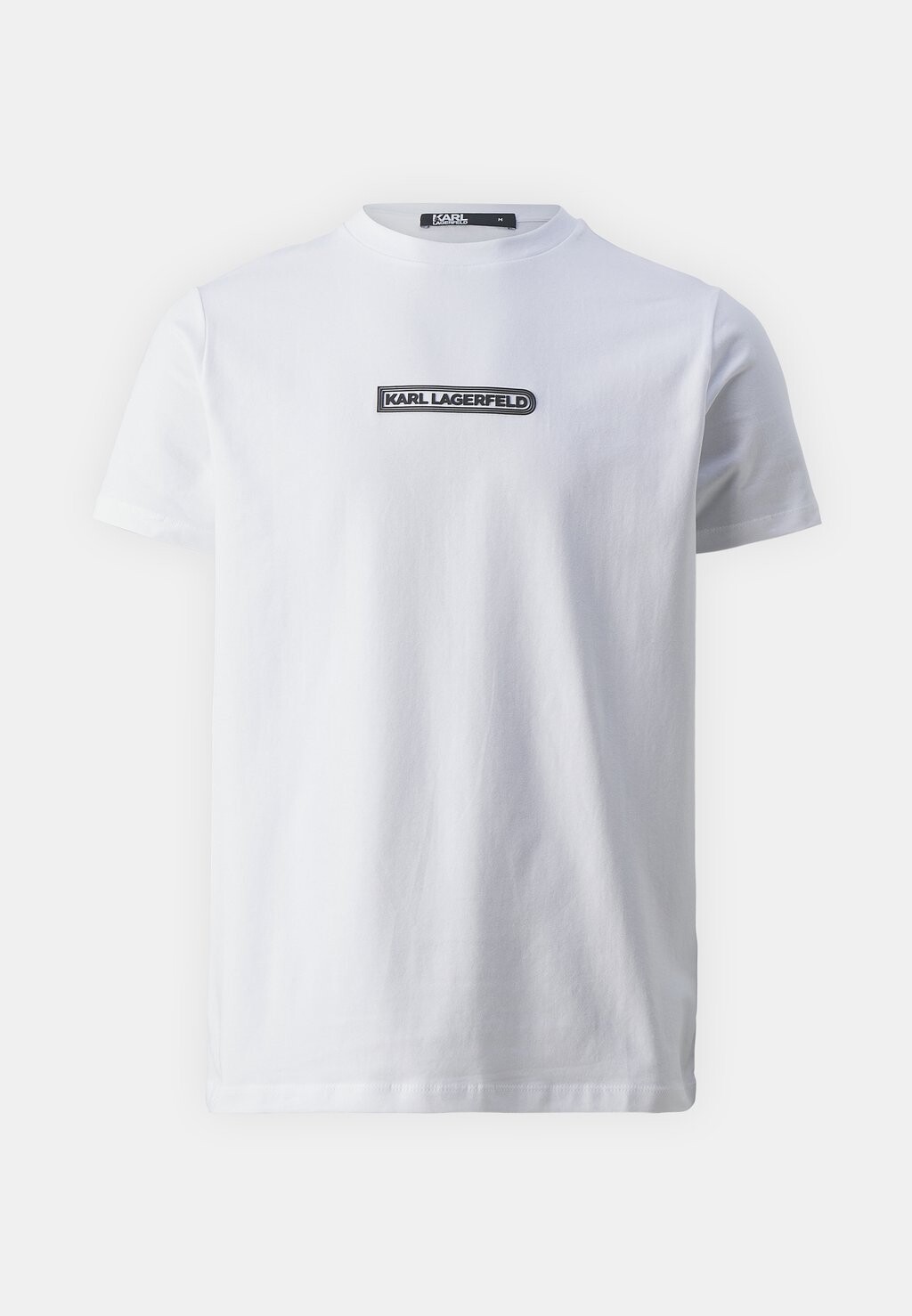

Футболка с набивным рисунком Crewneck KARL LAGERFELD, белая