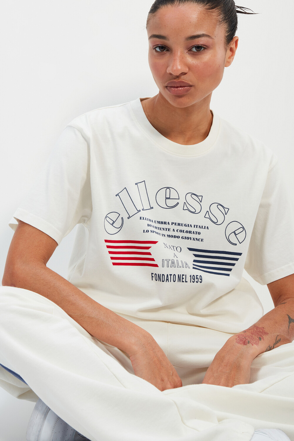

Футболка,Женщины/Девочки,Белый Ellesse, белый