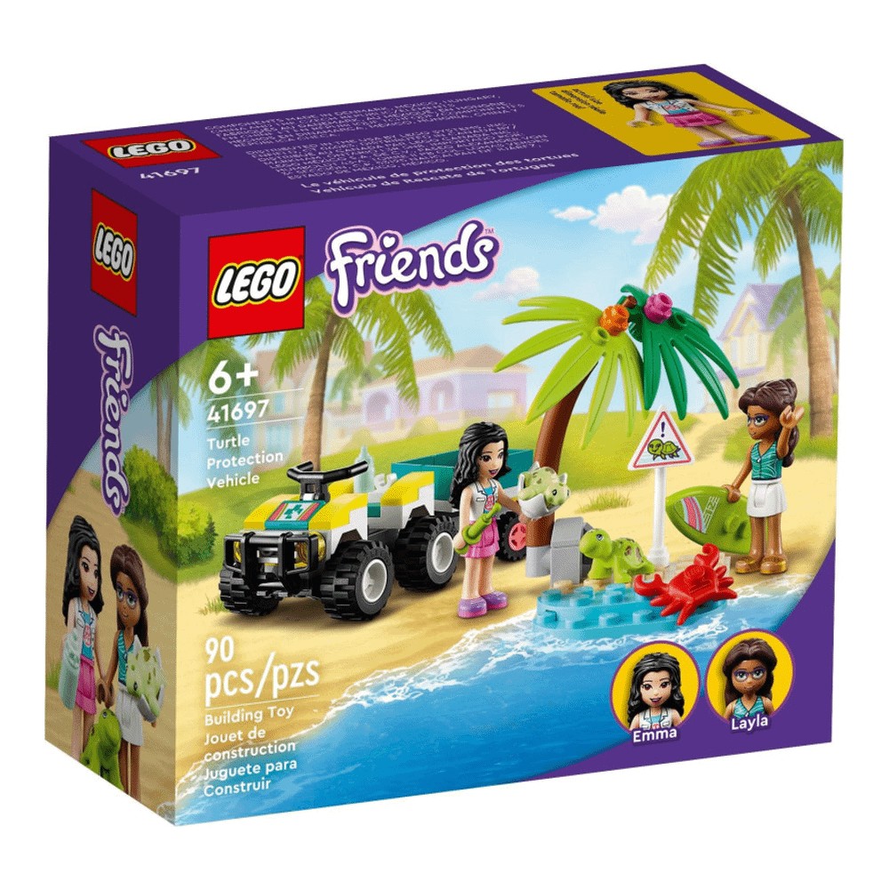цена Конструктор LEGO Friends 41697 Черепаха скорой помощи