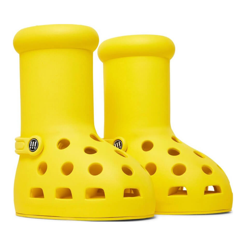 Сапоги Crocs x MSCHF Big Yellow Boot, желтый