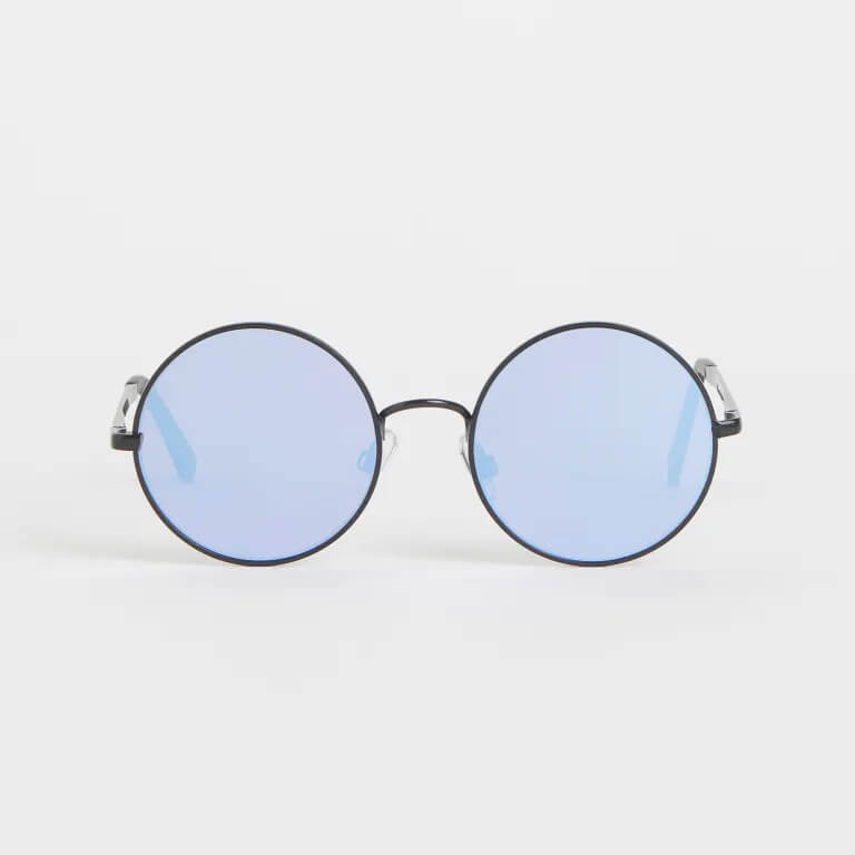 Круглые солнцезащитные очки H&M, фиолетовый