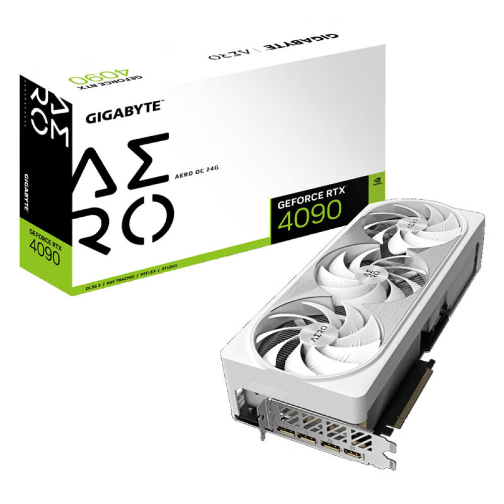 

Видеокарта дискретная Gigabyte RTX 4090 AERO OC 24GB Snow Eagle