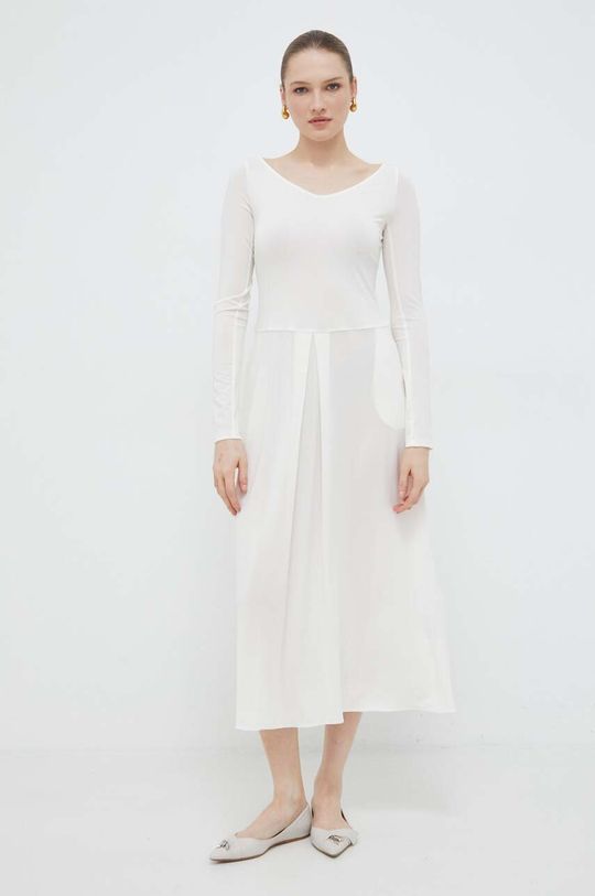 Платье Max Mara Leisure, белый цена и фото