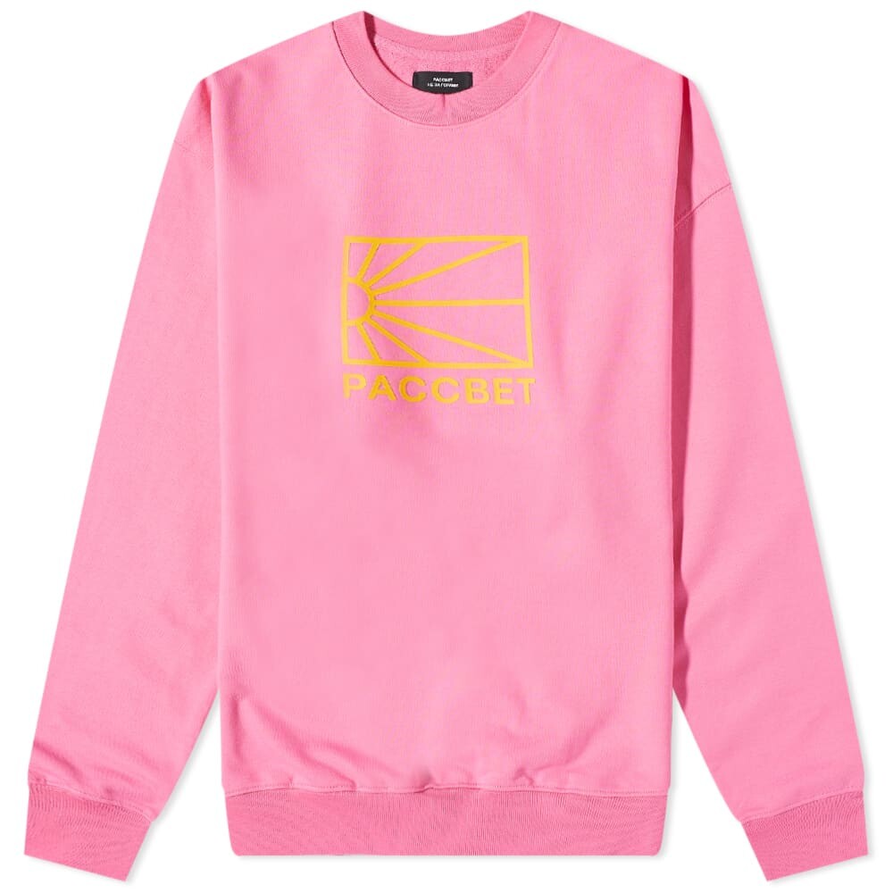 

Толстовка PACCBET Big Logo Crew Sweat, Розовый