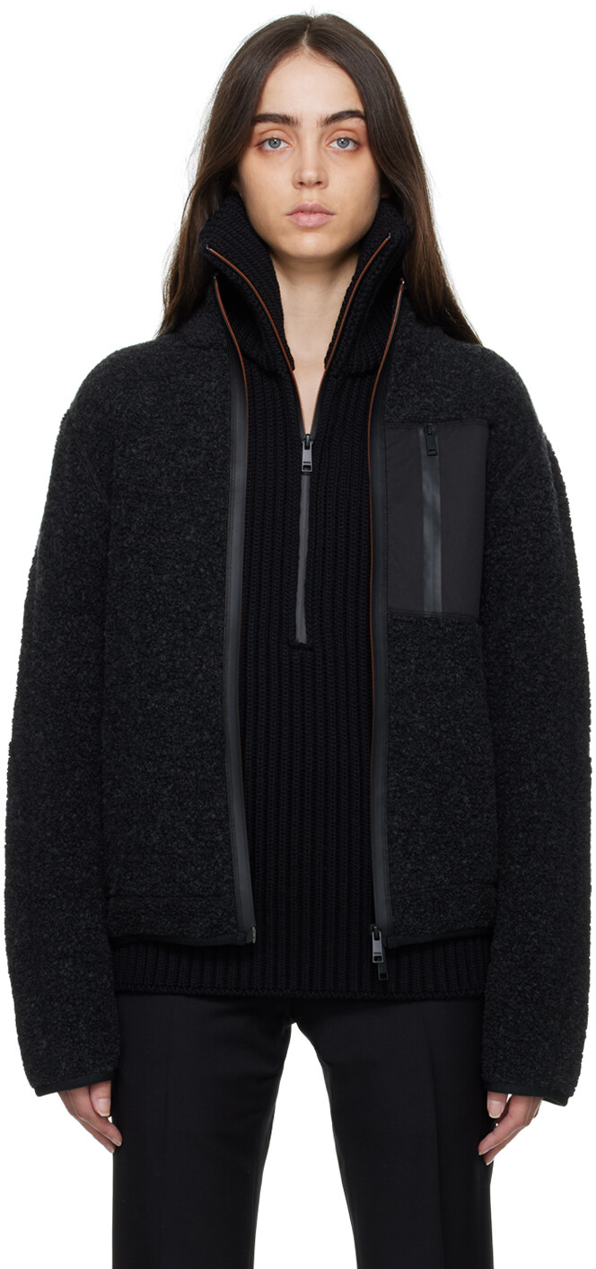 

Серая куртка на молнии ZEGNA, Серый