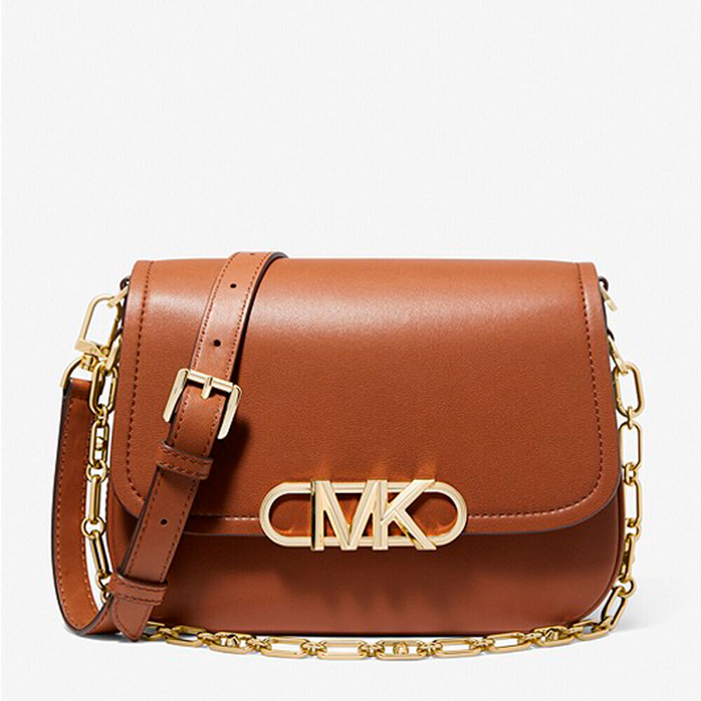 

Сумка Michael Michael Kors Parker Medium Leather Messenger, коричневый
