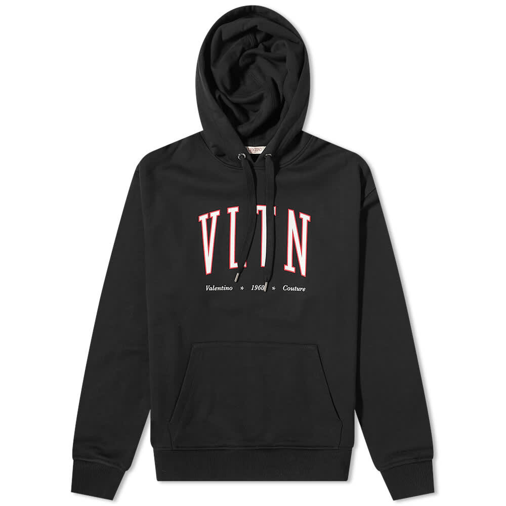 

Толстовка Valentino VLTN College Logo Popover Hoody, Черный