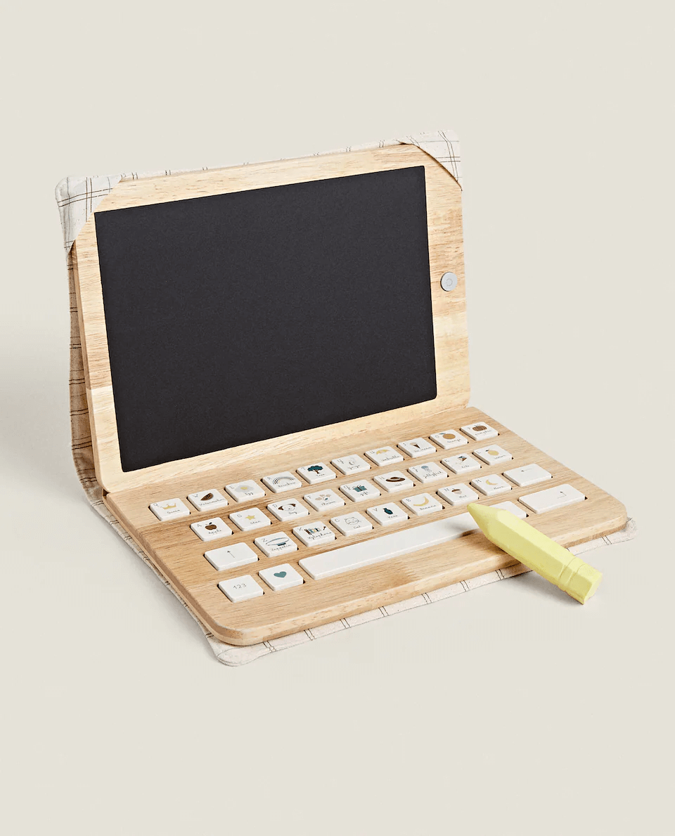 Игрушечный ноутбук Zara Home, мультиколор деревянный штык нож игрушечный