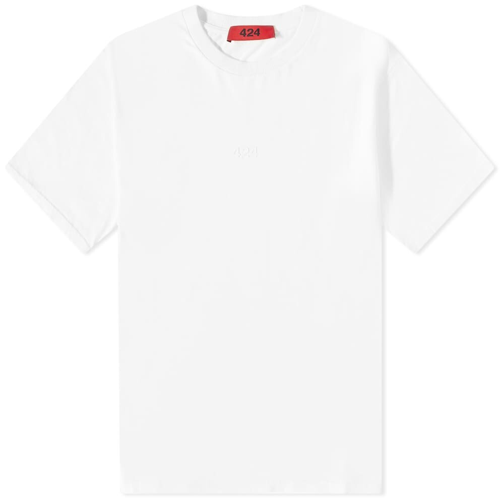 

Футболка 424 Tonal Embroidery Logo Tee, Белый