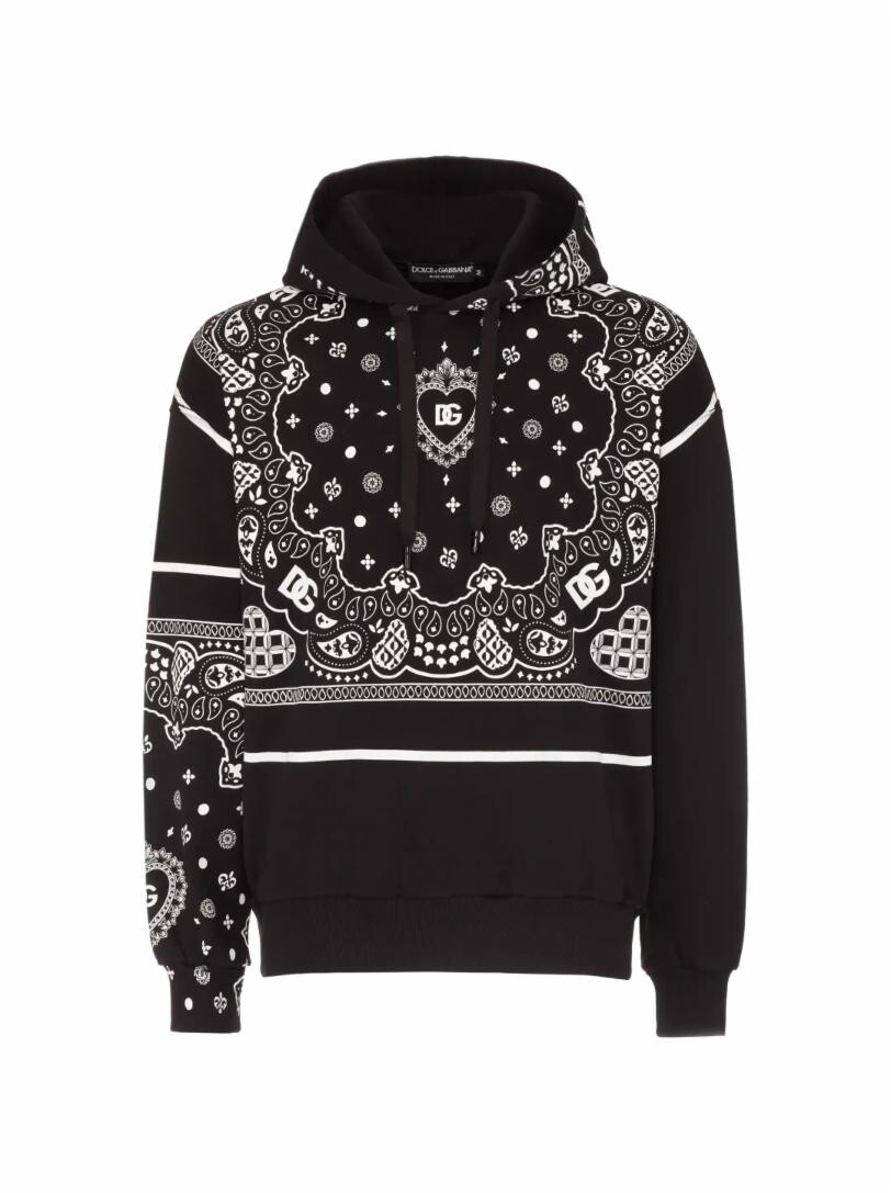 

Худи с принтом Dolce&Gabbana, Черный