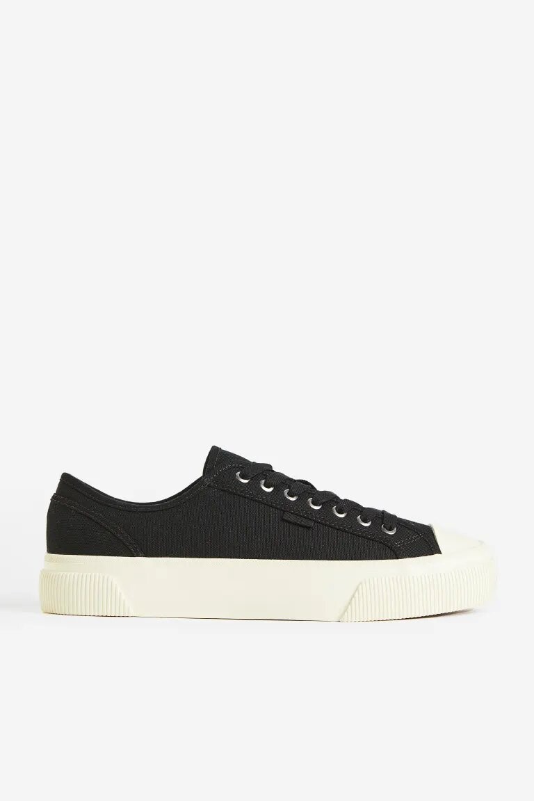

Кроссовки H&M Canvas, чёрный, Черный