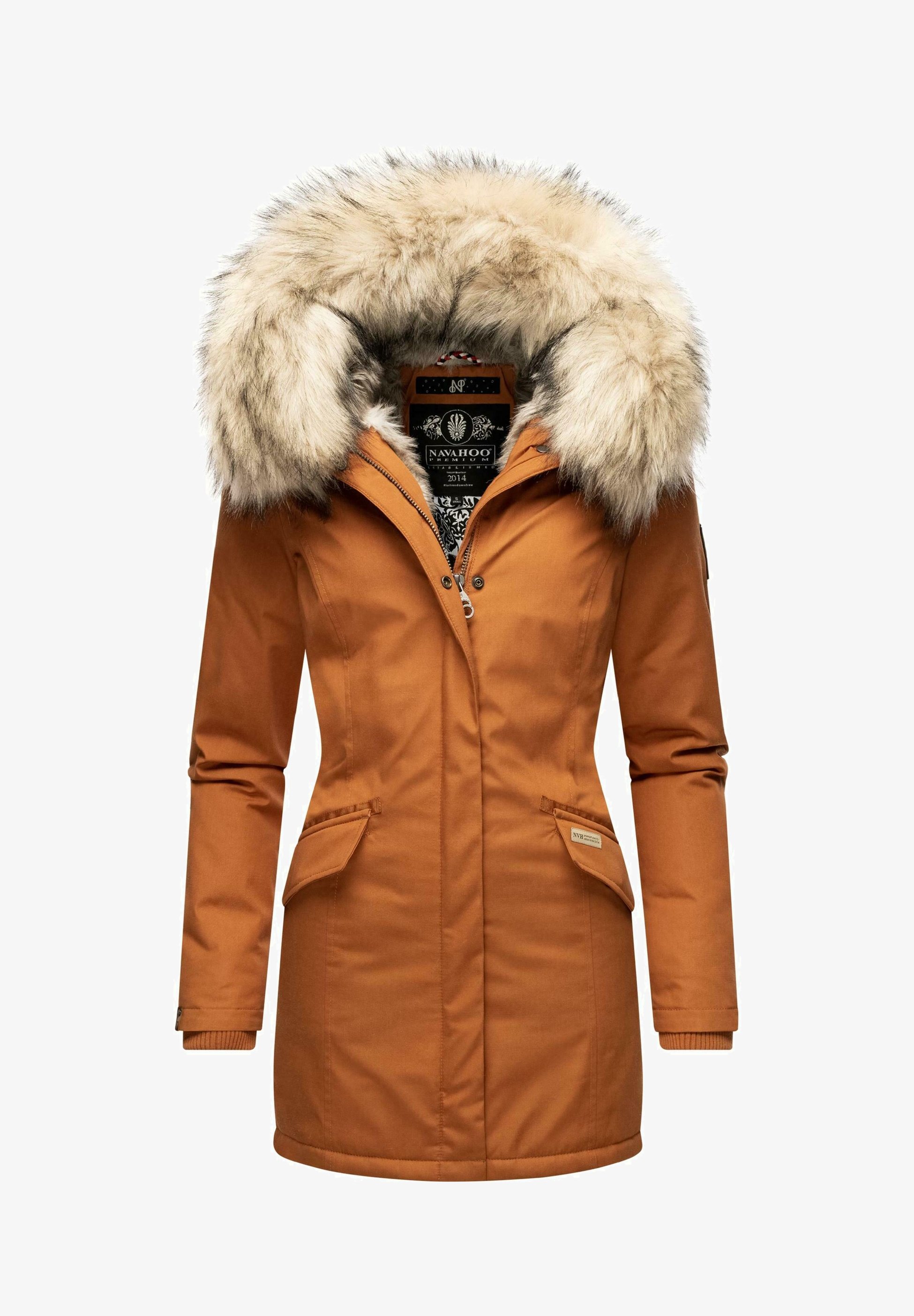 Пальто зимнее Navahoo приталенное, коричневый пальто зимнее navahoo приталенное персиковый