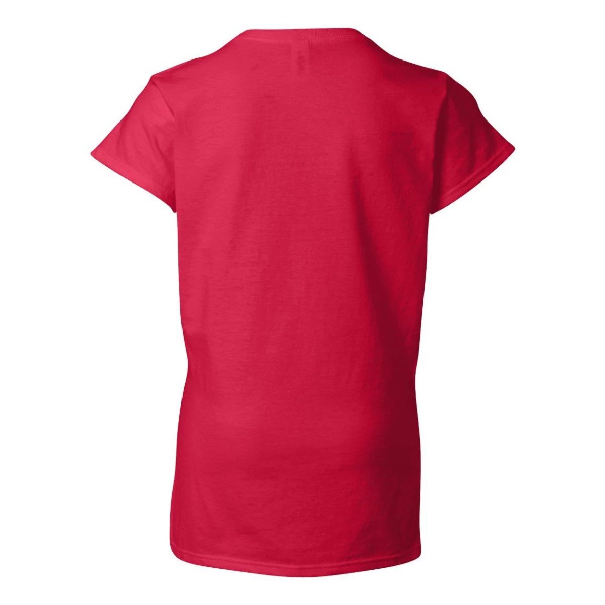 Женская футболка Gildan Softstyle с v-образным вырезом Floso brevi b fun red cherry