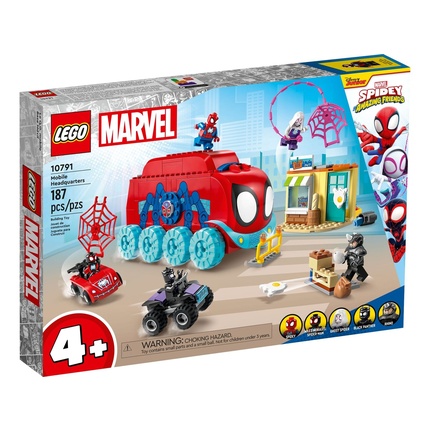 цена Конструктор Lego Marvel Super Heroes Team Spidey's Mobile Headquarters 10791, 187 деталей
