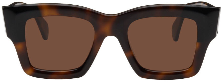 

Солнцезащитные очки черепаховой расцветки 'Les Lunettes Baci' Jacquemus