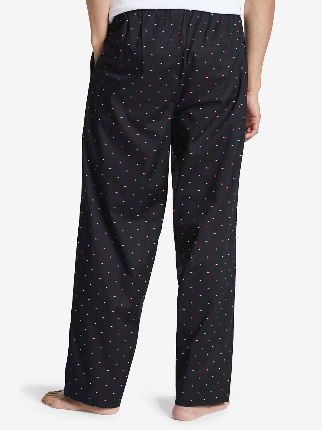 

Брюки Tommy Hilfiger flag print, чёрный