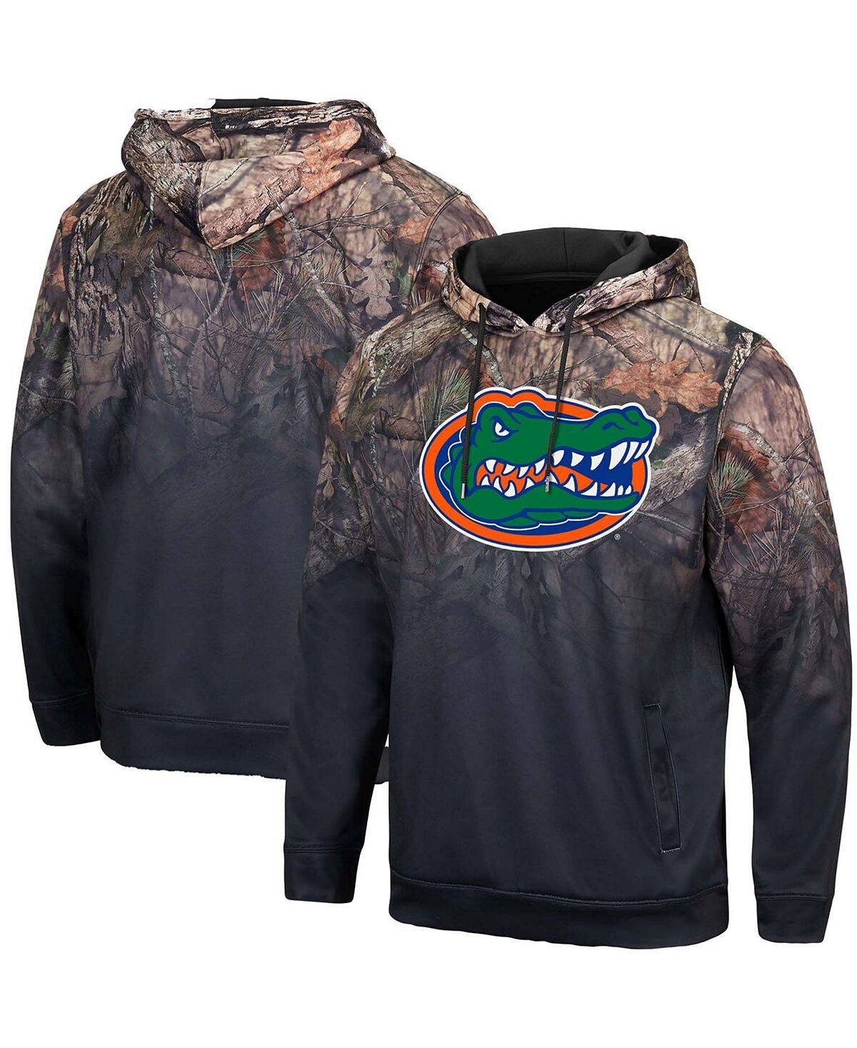 

Мужская черная толстовка с капюшоном florida gators mossy oak pullover Colosseum, черный