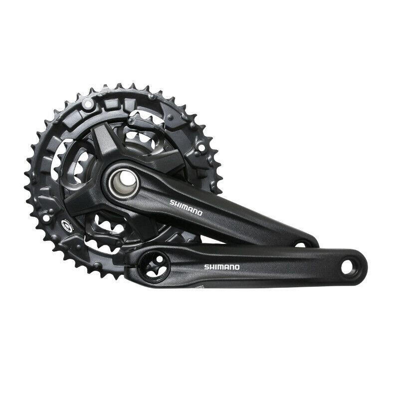 

Интегрированная рукоятка MTB Shimano Mt210 9V. 170мм 44-32-22, черный / черный / черный