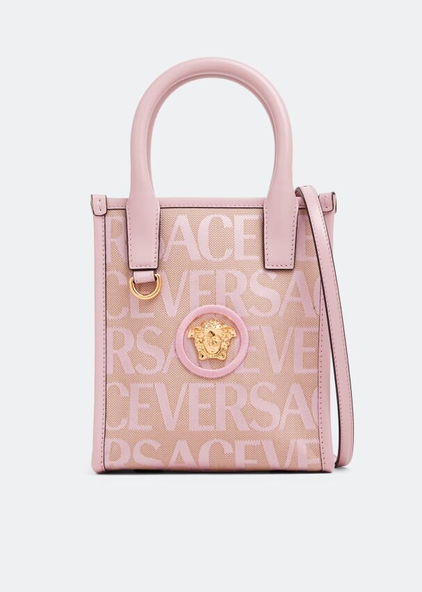 

Сумка-тоут VERSACE Versace Allover mini tote bag, розовый