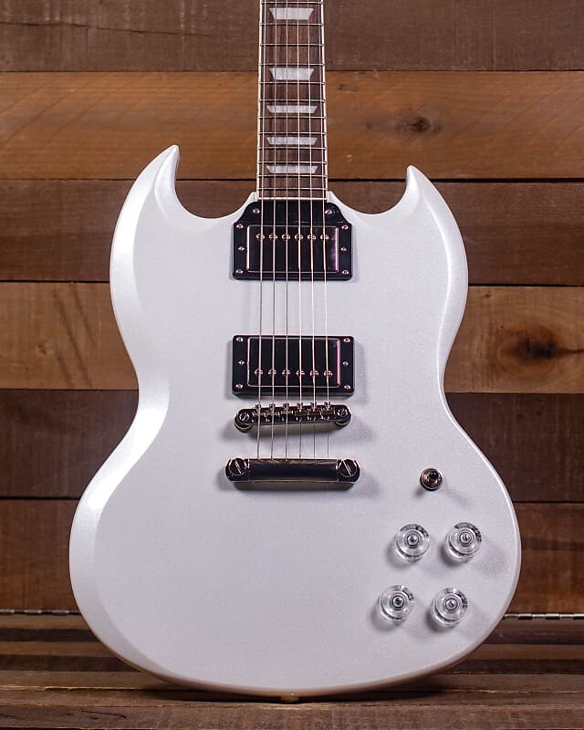 

Коллекция Epiphone SG Muse — жемчужно-белый металлик SG Muse Collection - Pearl White Metallic