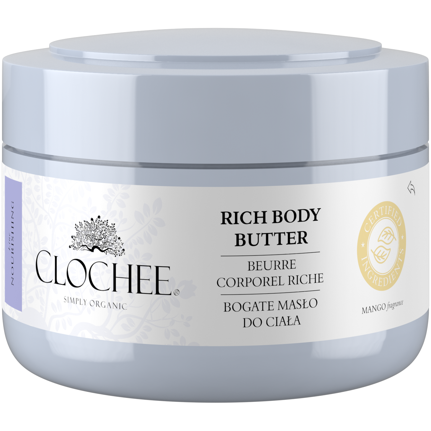 Clochee Rich Body Butter насыщенное масло для тела с манго, 250 мл - фото