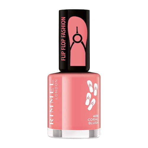 

Rimmel Быстросохнущий лак для ногтей 60 Seconds Flip Flop 406 Coral Blush 8 мл