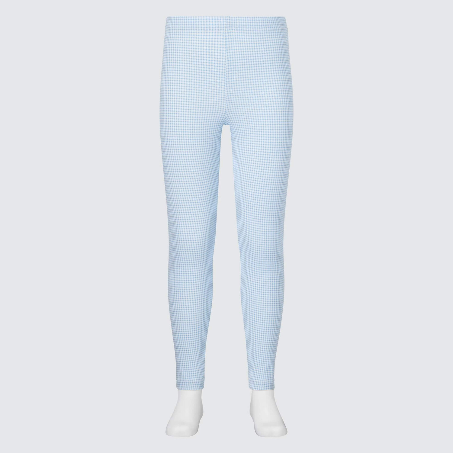 

Леггинсы Uniqlo Checked Cotton, голубой/белый