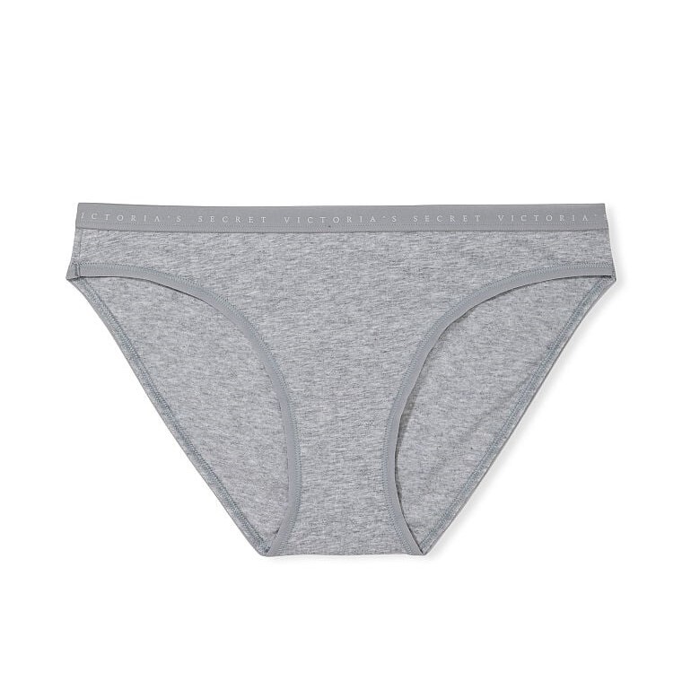 

Трусы Victoria's Secret Stretch Cotton Bikini, серый