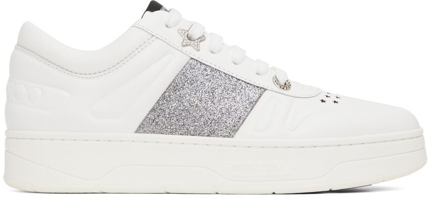 

Белые гавайские кроссовки Jimmy Choo, Белый