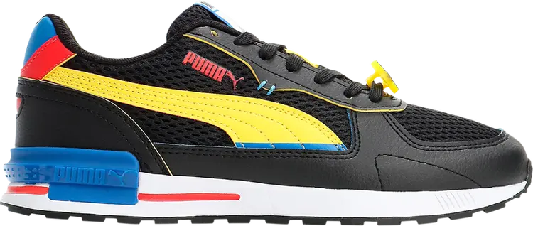 

Кроссовки Puma SmileyWorld x Graviton Big Kid Black Vibrant Yellow, черный