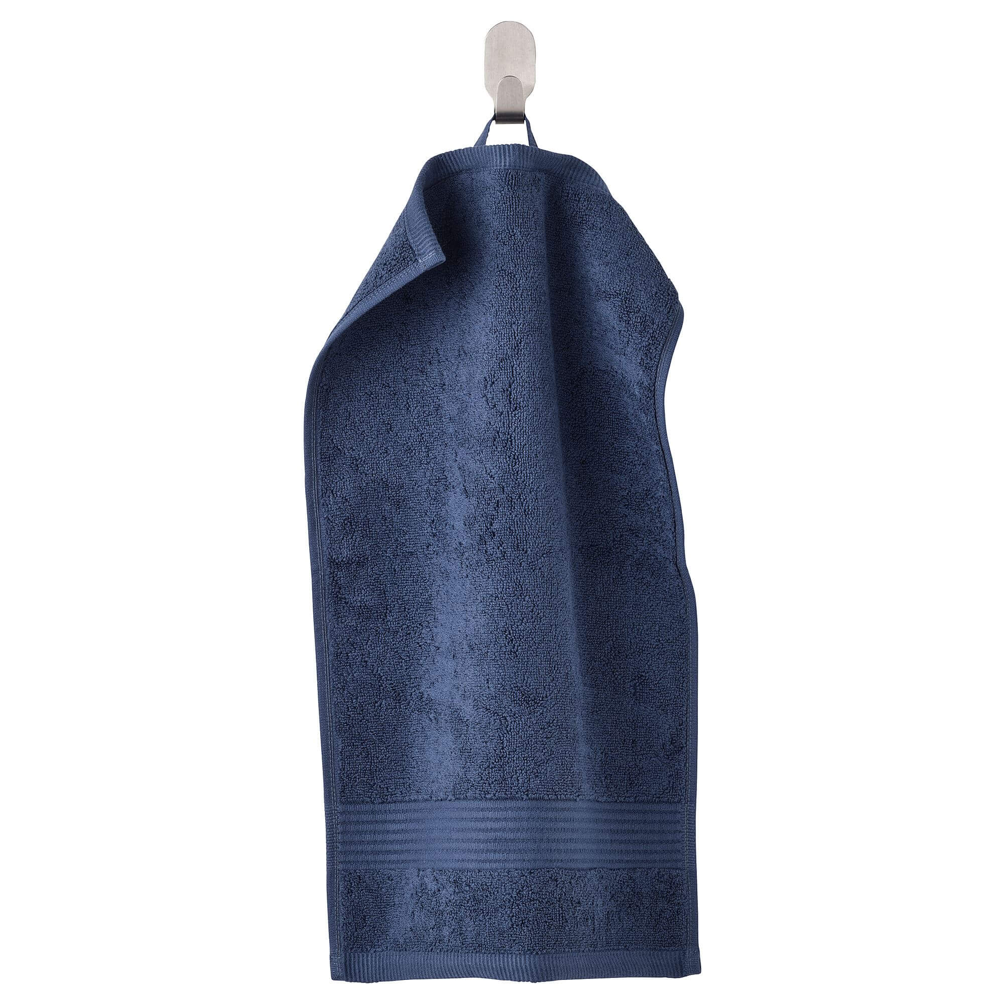 Полотенце гостевое IKEA Fredriksjön 30x50 см, темно-синий поглощающее пот полотенце для спортзала 25 110 см удлиненное толстое быстросохнущее мягкое впитывающее пот полотенце для бега с двенадцатью