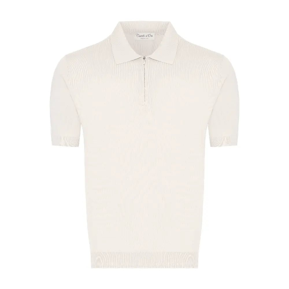 

Футболка поло Castello D'oro Cotton With Logo, белый