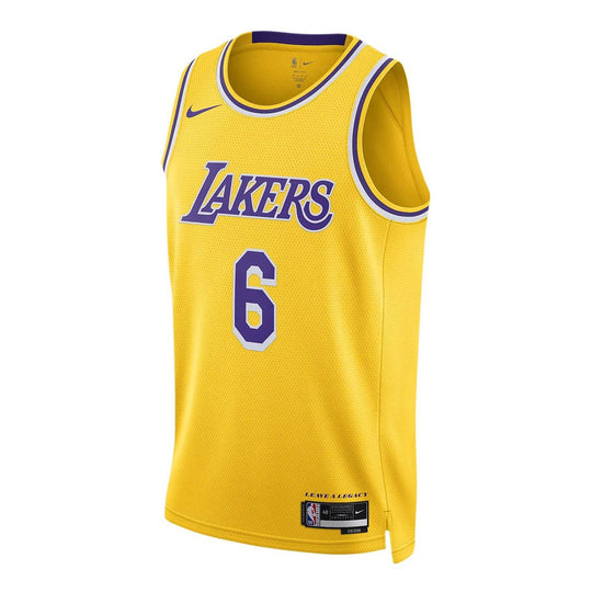Майка Nike Los Angeles Lakers Icon Edition 2022/23 'LeBron James' DN2009-728, желтый
