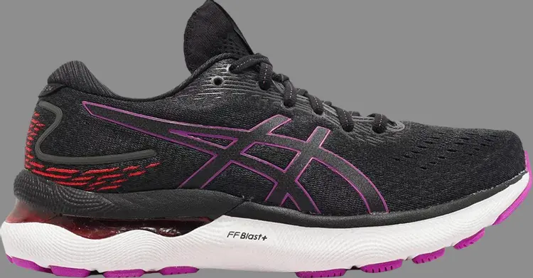 

Кроссовки wmns gel nimbus 24 wide 'black orchid' Asics, черный