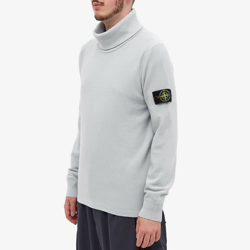 

Джемпер Stone Island Stretch Wool Roll Neck Knit, Серый