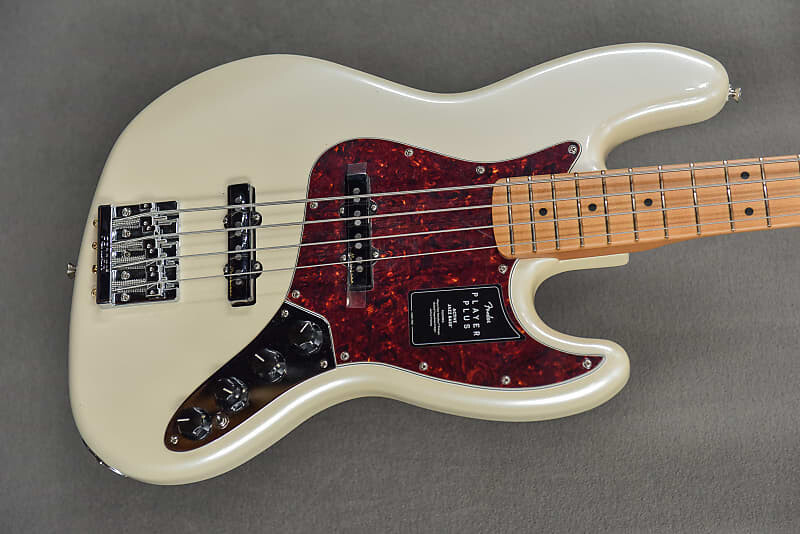 

Player Plus Jazz Bass - Олимпийская жемчужина с кленом Fender Player Plus Jazz Bass - Olympic w/