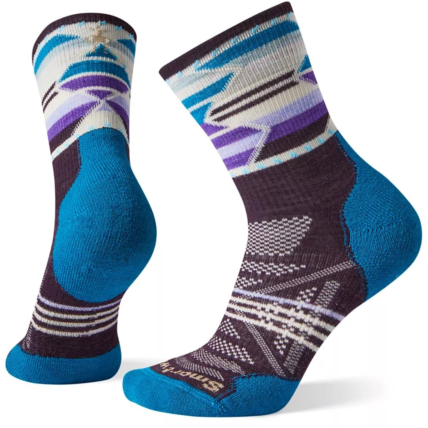 

Носки Smartwool PhD Outdoor Light Pattern Mid Crew Socks, бордовый