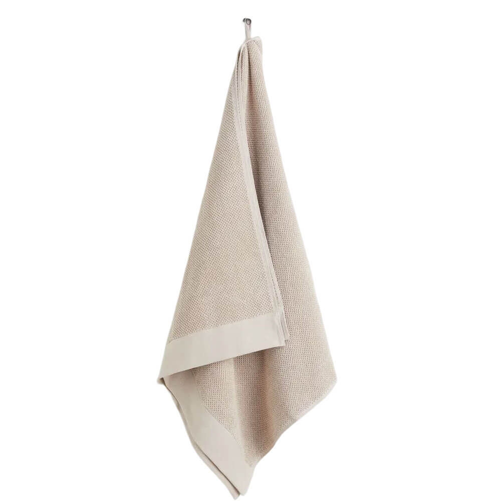 Банное полотенце H&M Home Cotton Terry, бежевый банное полотенце kyla 70 x 140 см серый