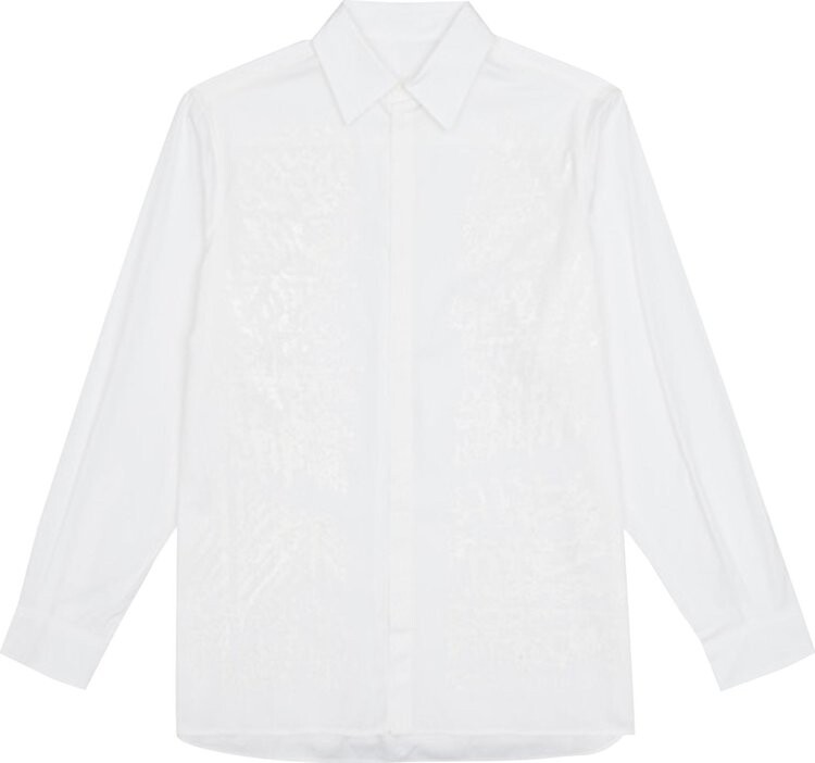 

Рубашка A-Cold-Wall* Erosion Print Long-Sleeve Shirt 'White', белый