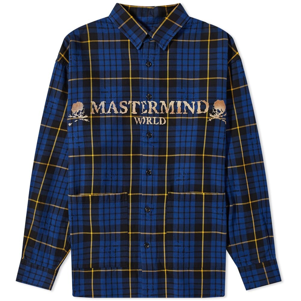 

Рубашка MASTERMIND WORLD Oversized Plaid Shirt